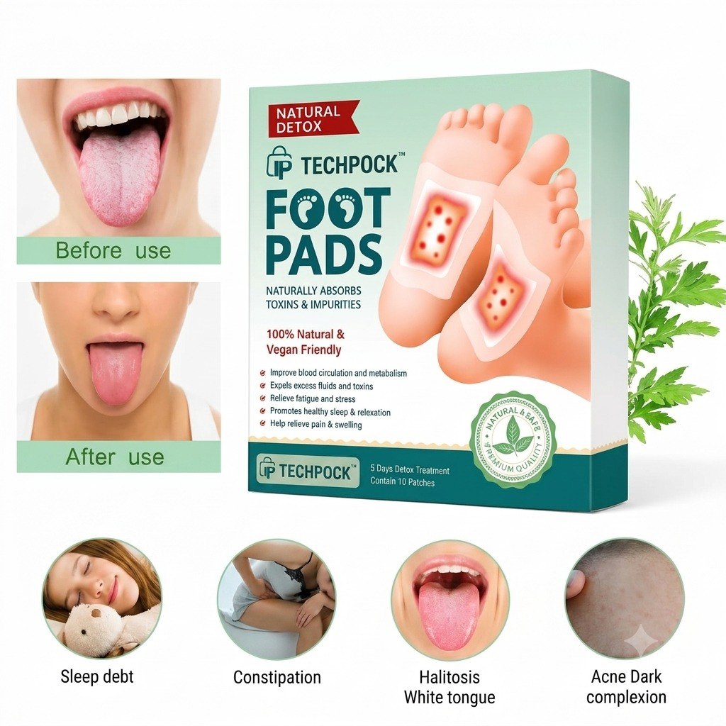 TECHPOCK™ Detox Foot Patches (Pack of 10) BUY 1 GET 1 FREE