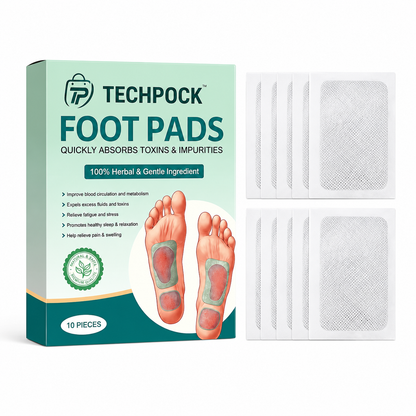 TECHPOCK™ Detox Foot Patches (Pack of 10) BUY 1 GET 1 FREE